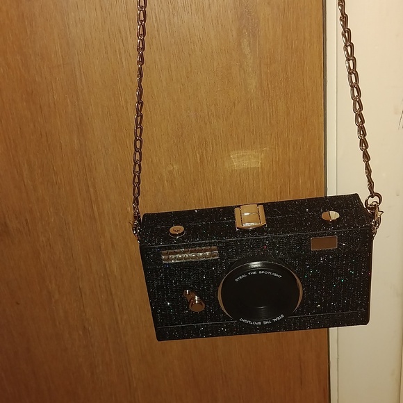 Black / Silver Camera Purse - Picture 7 of 8